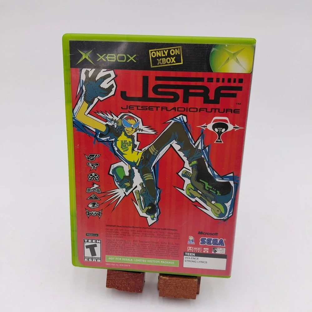 SEGA GT 2002 Jet Set Radio Future Microsoft Xbox 2002 Manual CIB